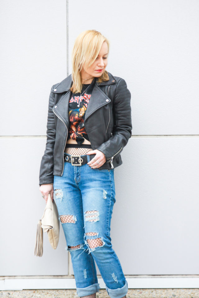 Fishnets & Ripped Jeans - The Style Contour