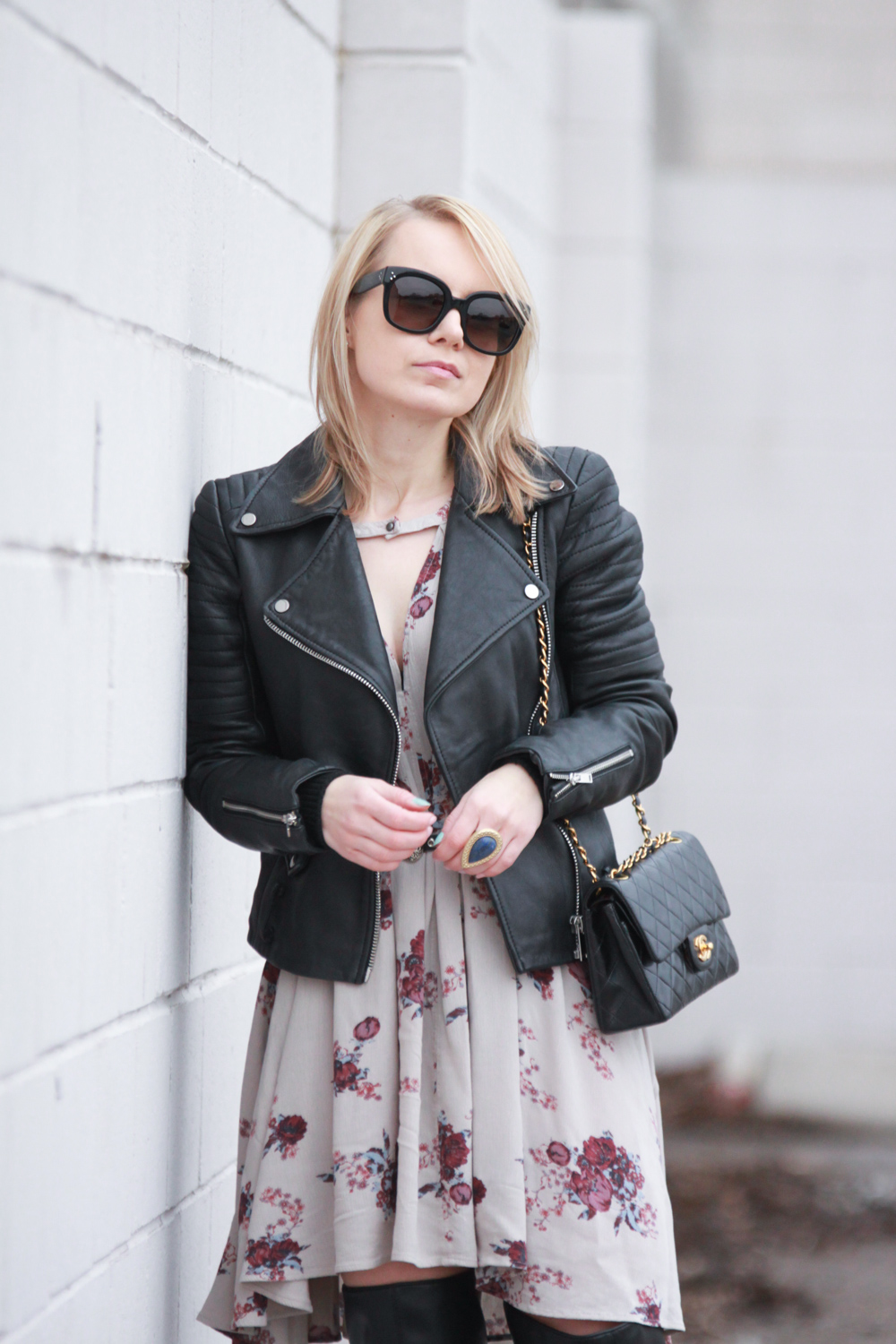 chanel classic flap street style